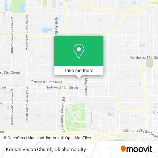 Korean Vision Church map