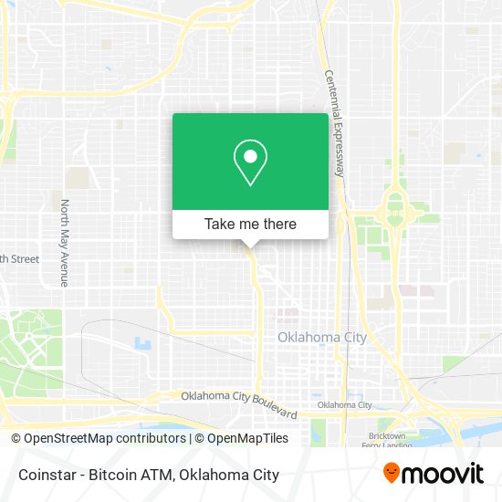 Mapa de Coinstar - Bitcoin ATM