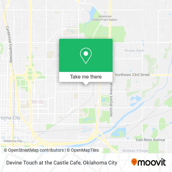 Mapa de Devine Touch at the Castle Cafe