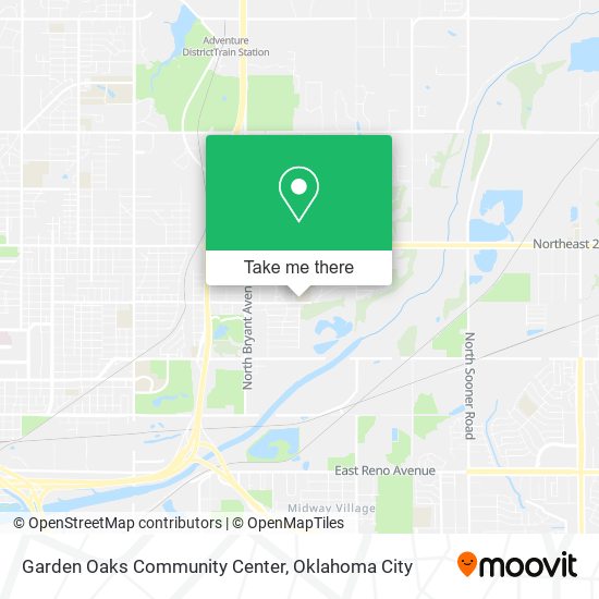 Garden Oaks Community Center map
