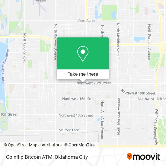 Coinflip Bitcoin ATM map