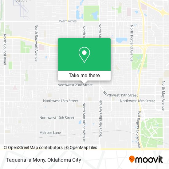 Taqueria la Mony map
