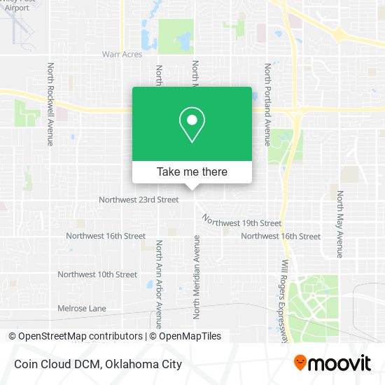 Coin Cloud DCM map