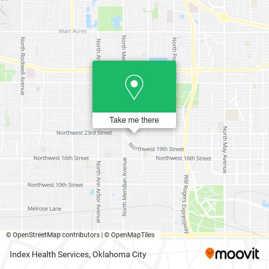 Mapa de Index Health Services