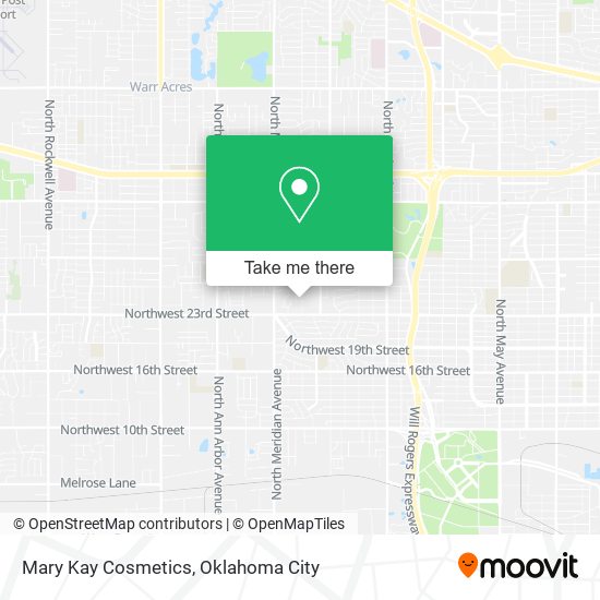 Mary Kay Cosmetics map