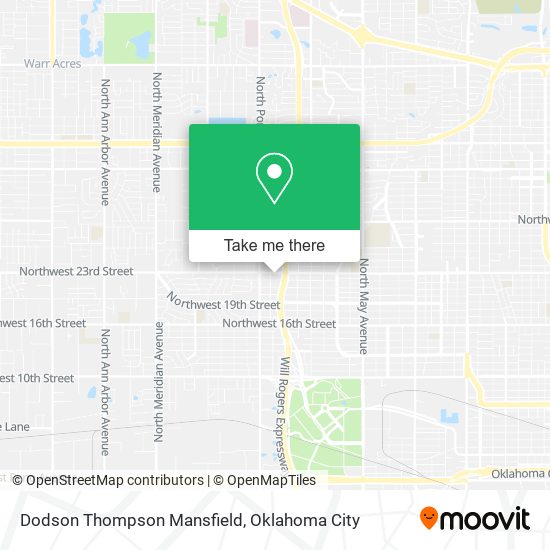 Dodson Thompson Mansfield map