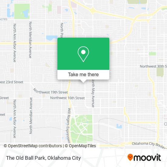 The Old Ball Park map