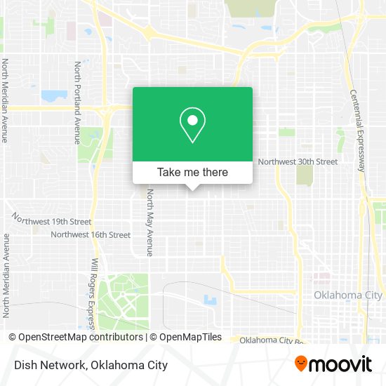 Mapa de Dish Network