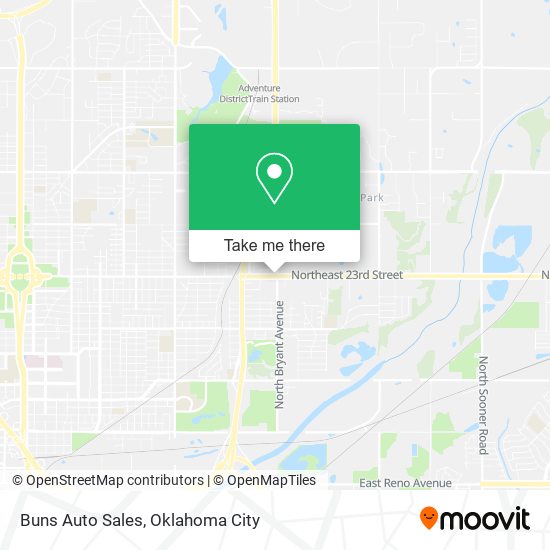 Buns Auto Sales map