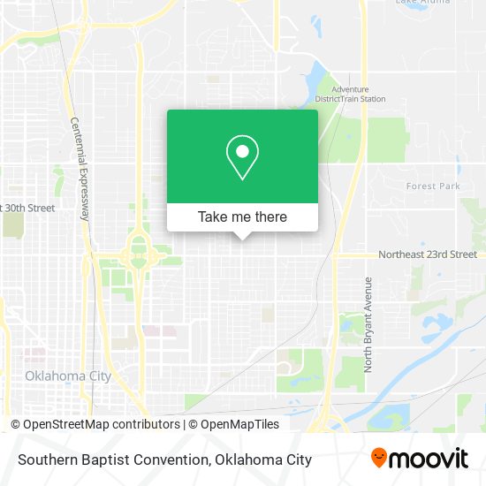 Southern Baptist Convention map