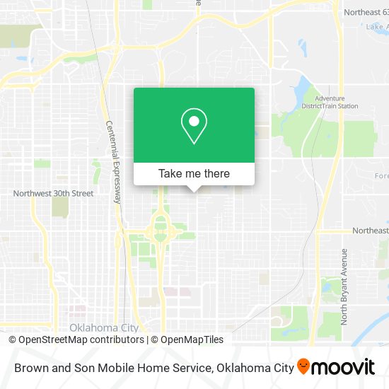 Brown and Son Mobile Home Service map