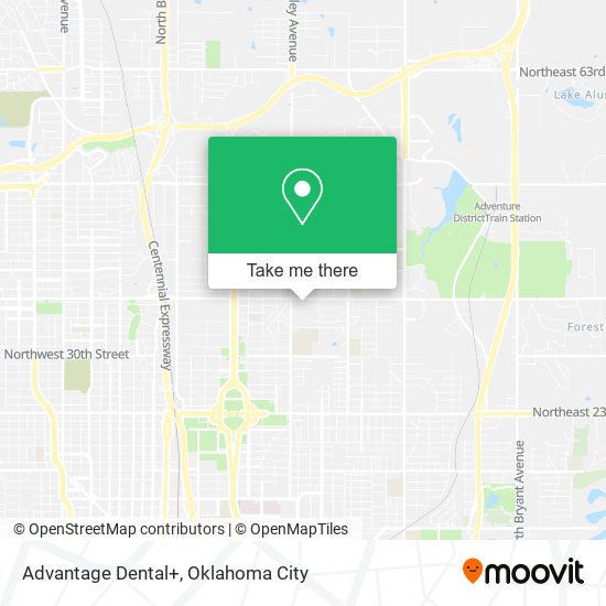 Advantage Dental+ map