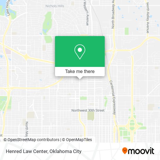 Henred Law Center map