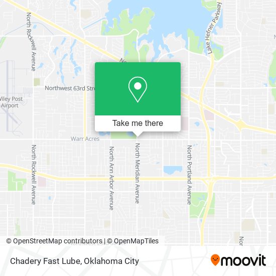 Mapa de Chadery Fast Lube