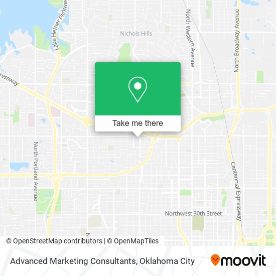 Advanced Marketing Consultants map