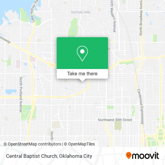 Central Baptist Church map