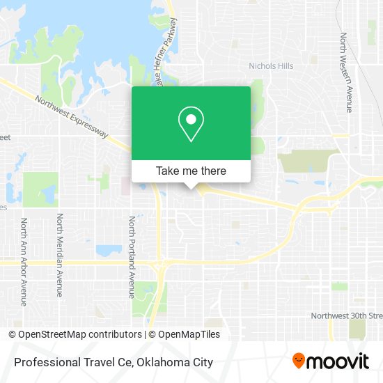 Mapa de Professional Travel Ce