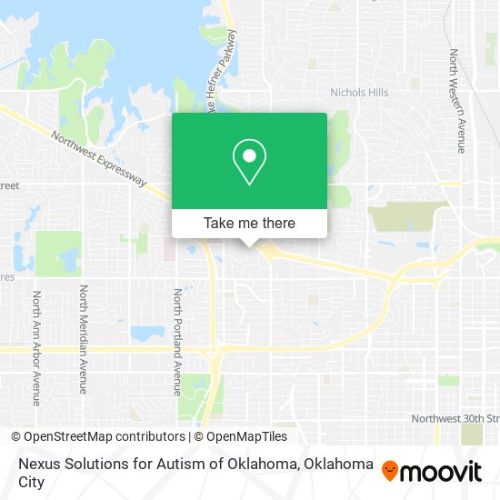 Nexus Solutions for Autism of Oklahoma map