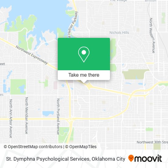 St. Dymphna Psychological Services map