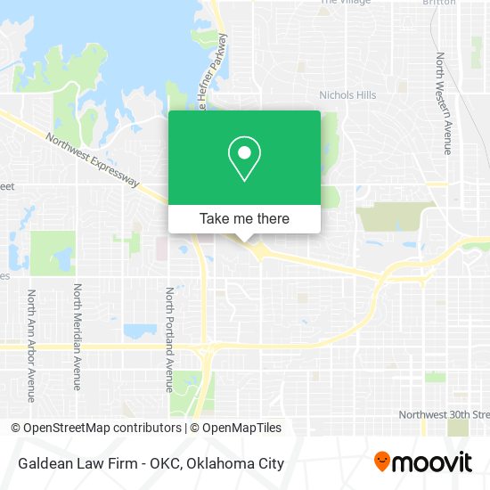 Mapa de Galdean Law Firm - OKC