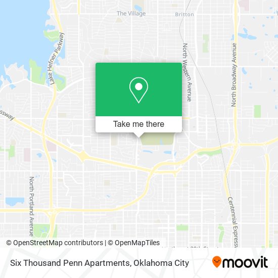 Six Thousand Penn Apartments map