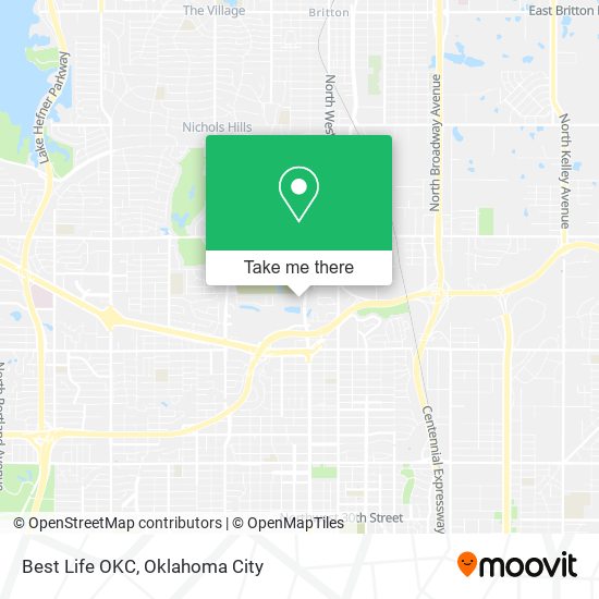 Best Life OKC map