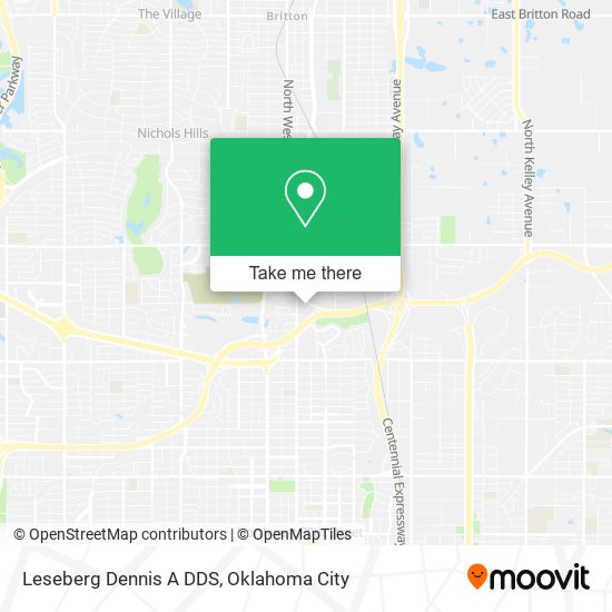 Leseberg Dennis A DDS map
