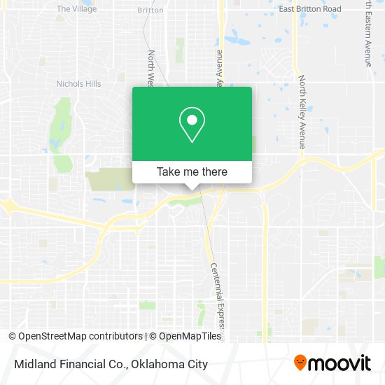 Midland Financial Co. map
