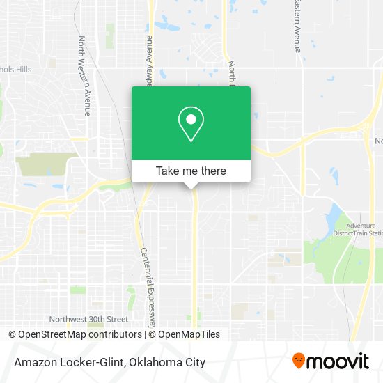 Amazon Locker-Glint map