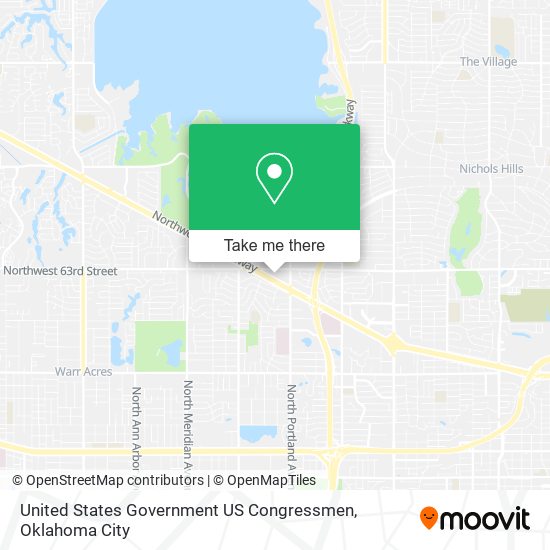 United States Government US Congressmen map