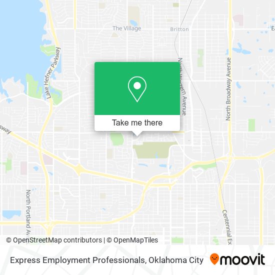 Express Employment Professionals map