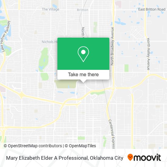 Mary Elizabeth Elder A Professional map