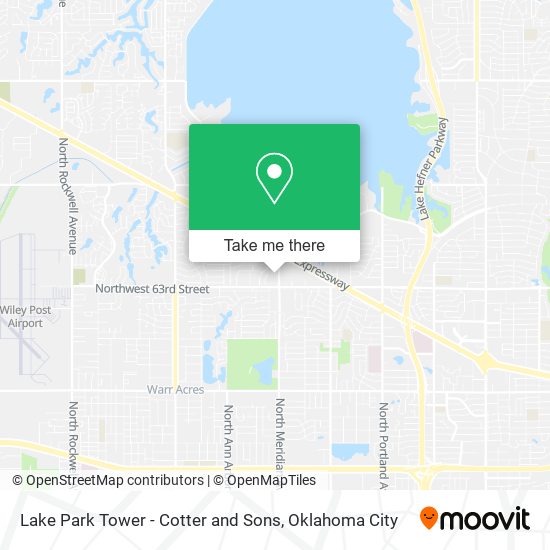 Lake Park Tower - Cotter and Sons map