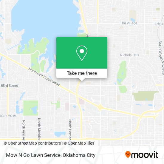 Mow N Go Lawn Service map