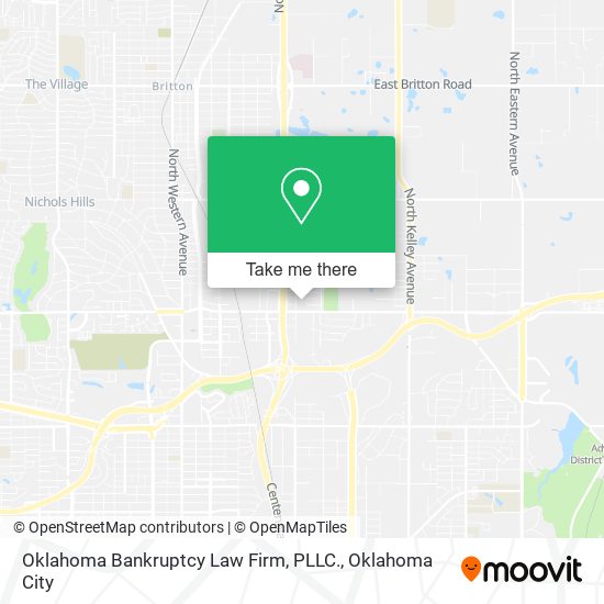 Oklahoma Bankruptcy Law Firm, PLLC. map