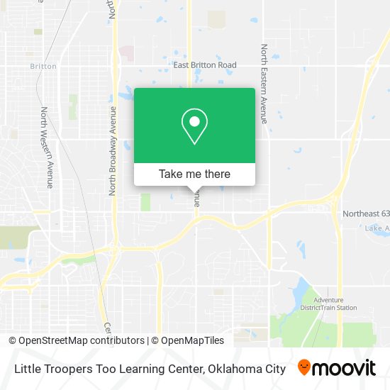 Mapa de Little Troopers Too Learning Center