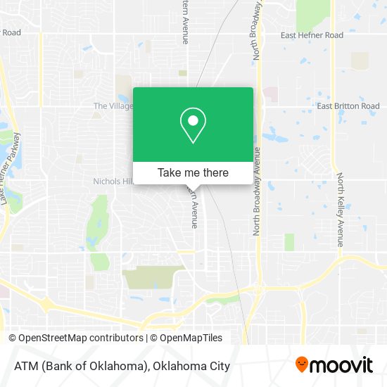 ATM (Bank of Oklahoma) map