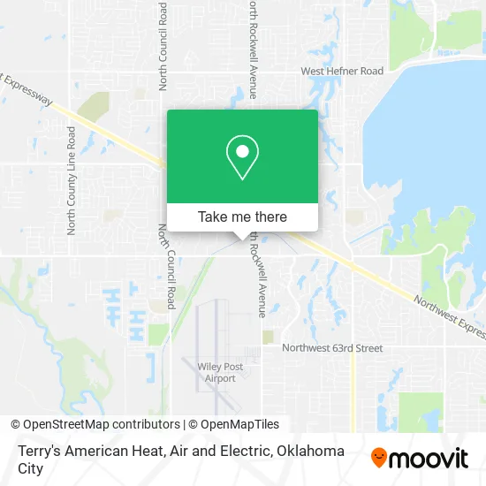 Terry's American Heat, Air and Electric map
