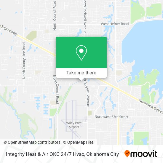 Mapa de Integrity Heat & Air OKC 24 / 7 Hvac