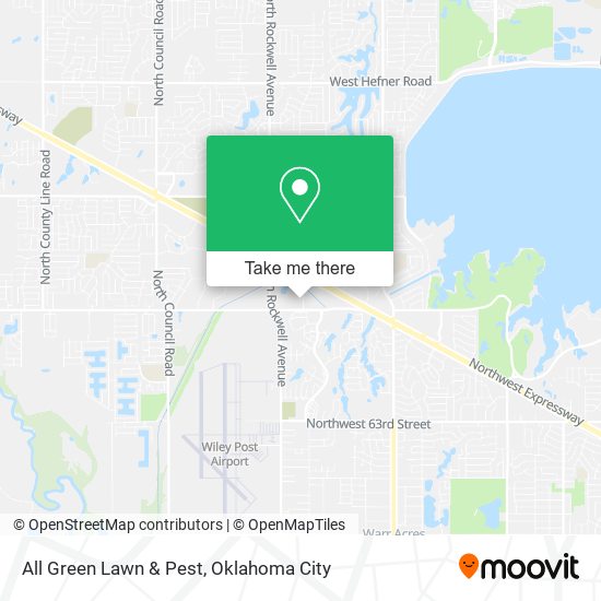 All Green Lawn & Pest map