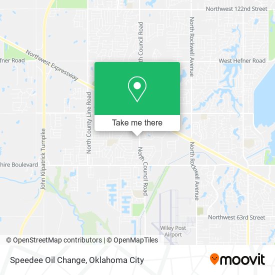 Speedee Oil Change map