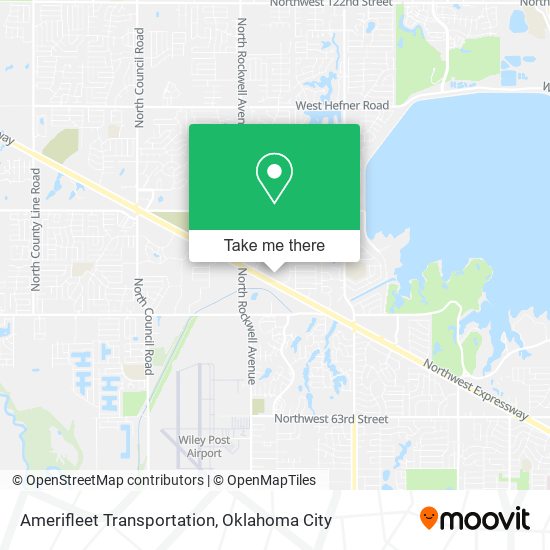 Amerifleet Transportation map