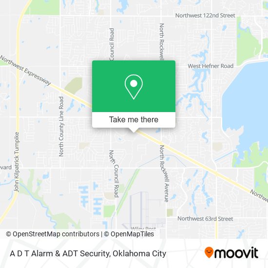 Mapa de A D T Alarm & ADT Security