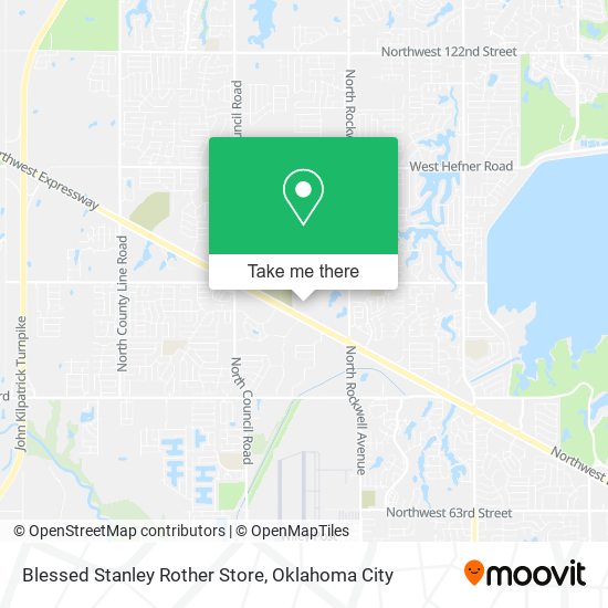 Blessed Stanley Rother Store map