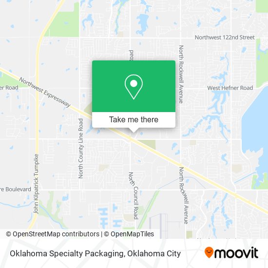 Oklahoma Specialty Packaging map