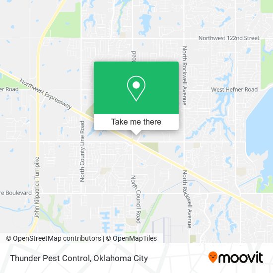 Thunder Pest Control map
