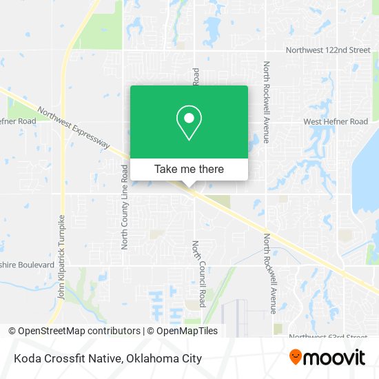Koda Crossfit Native map