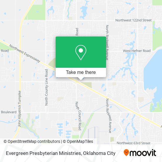 Evergreen Presbyterian Ministries map