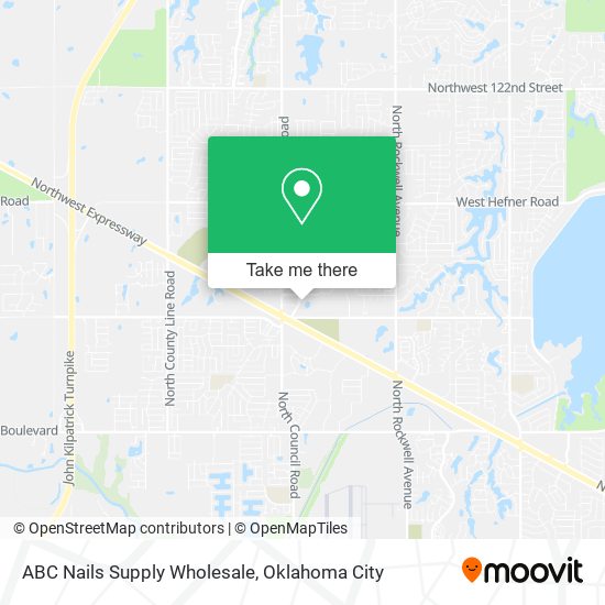 ABC Nails Supply Wholesale map