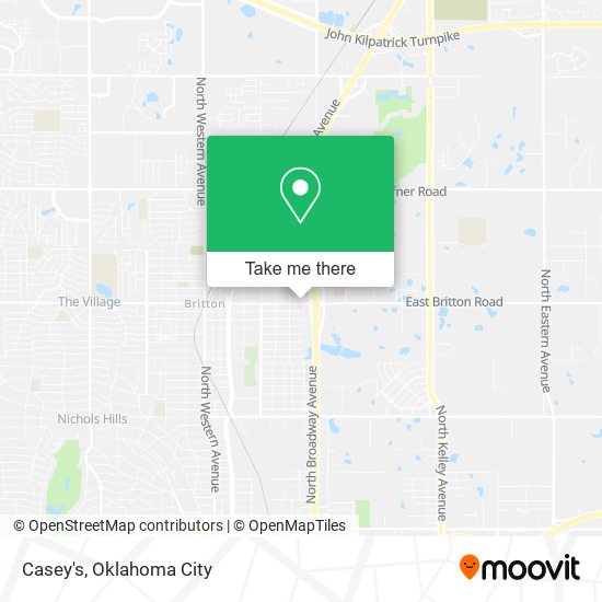 Mapa de Casey's